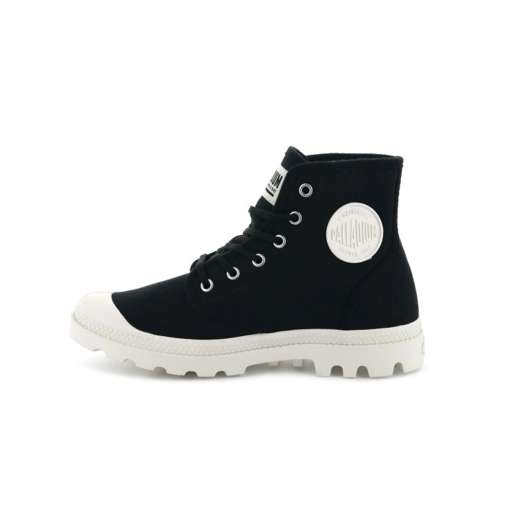 Baskets Palladium Pampa Hi Originale High Tops Femme Noir | FR GBO408I